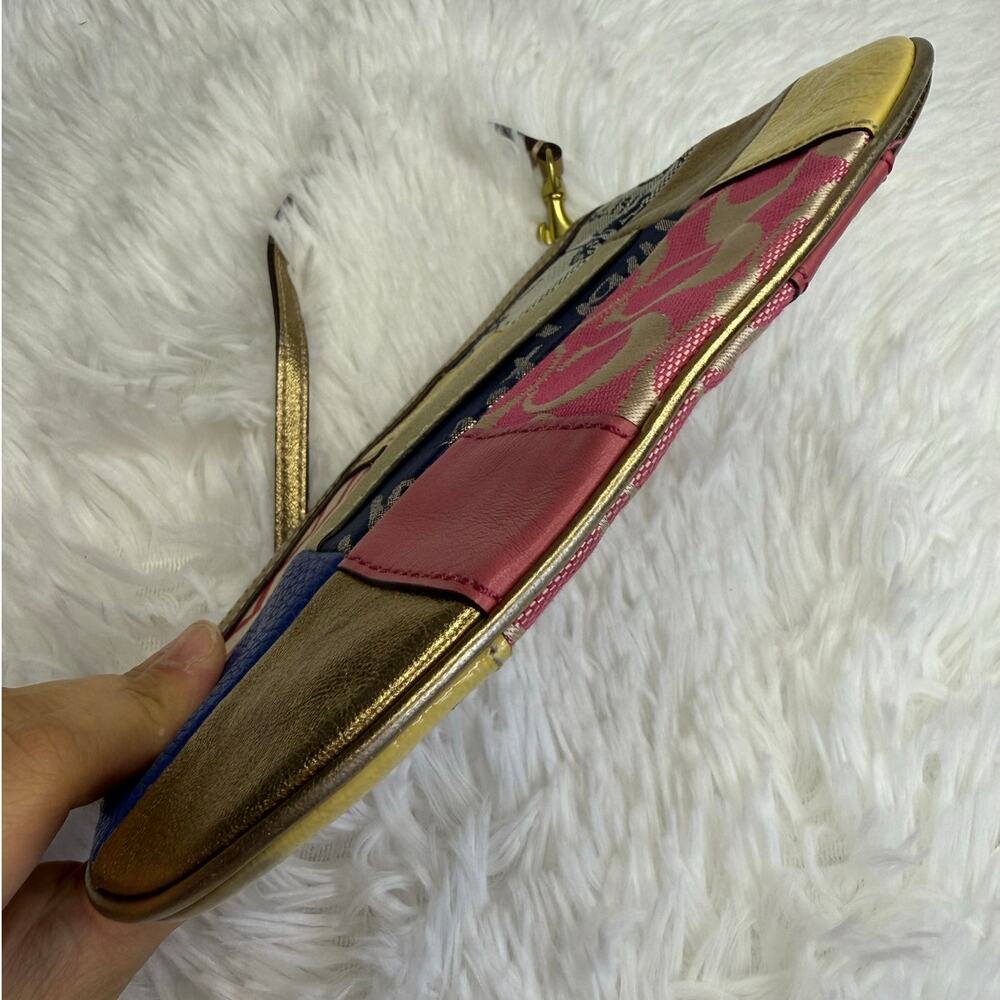 Coach Patchwork Large Wristlet - image 4
